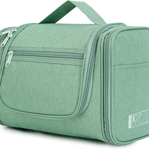 Large Toiletry Bag for Women and Men Green - Picture 1 of 8